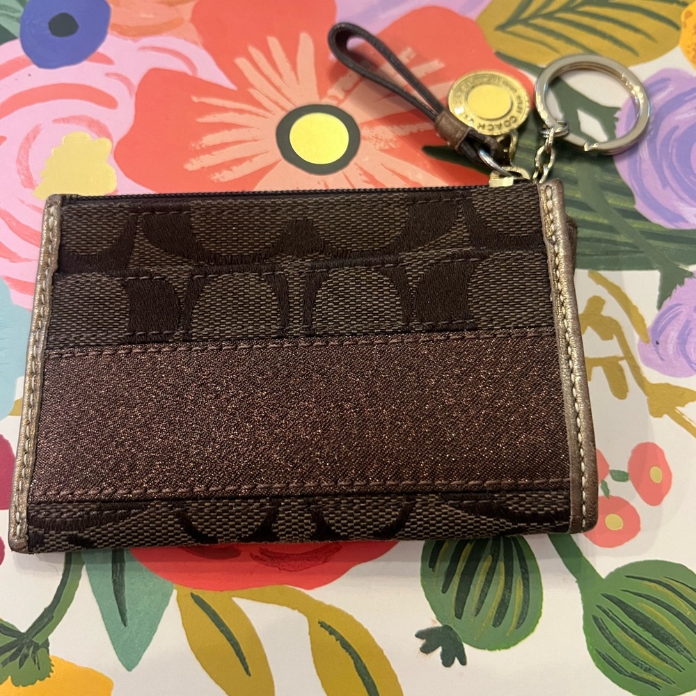 Coach Coin Purse with Keyring